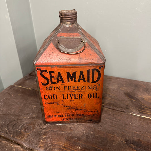 SEA MAID 1  GALLON PYRAMID OIL CAN - #9007
