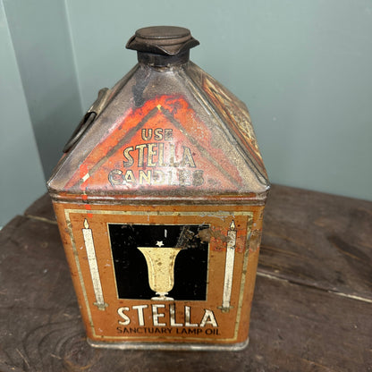 STELLA 1  GALLON PYRAMID OIL CAN - #9008