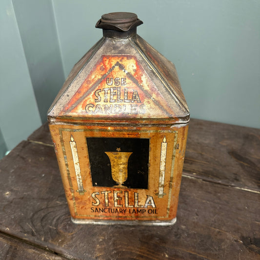 STELLA 1  GALLON PYRAMID OIL CAN - #9008