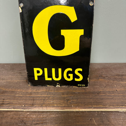 KLG ENAMEL SIGN - #9018