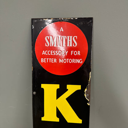 KLG ENAMEL SIGN - #9018