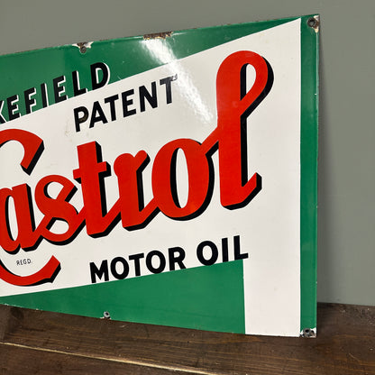 WAKEFIELD CASTROL ENAMEL SIGN - #9017