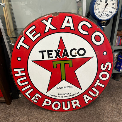 TEXACO ENAMEL SIGN - #9022