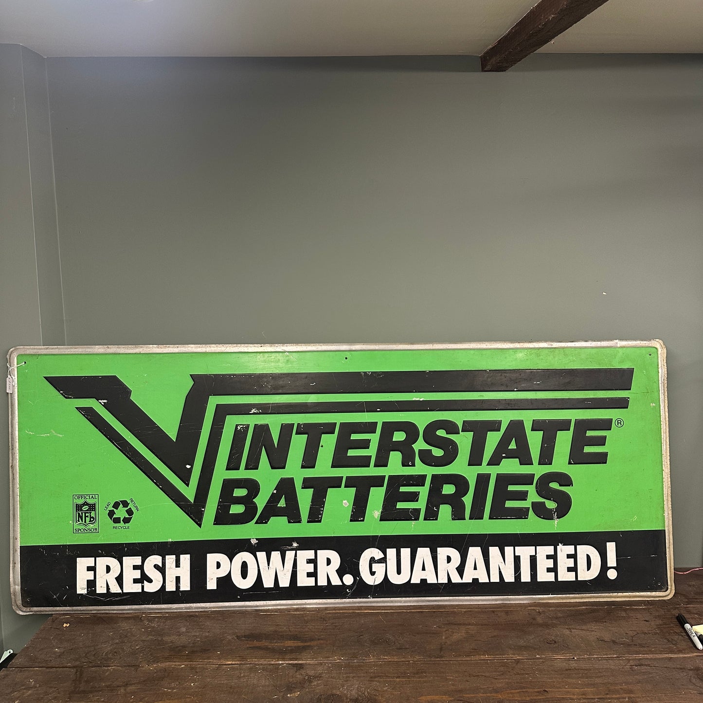 VINTERSTATE BATTERIES TIN SIGN - #9013