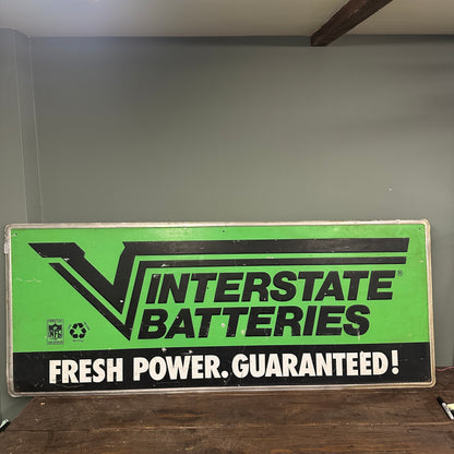 VINTERSTATE BATTERIES TIN SIGN - #9013