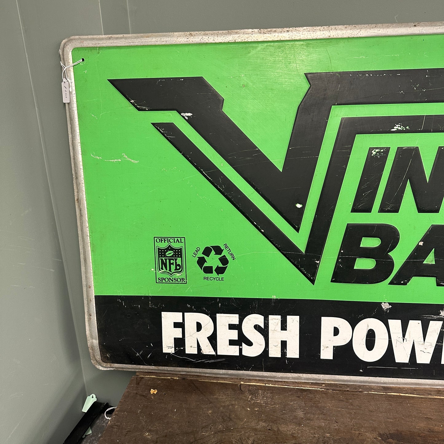 VINTERSTATE BATTERIES TIN SIGN - #9013