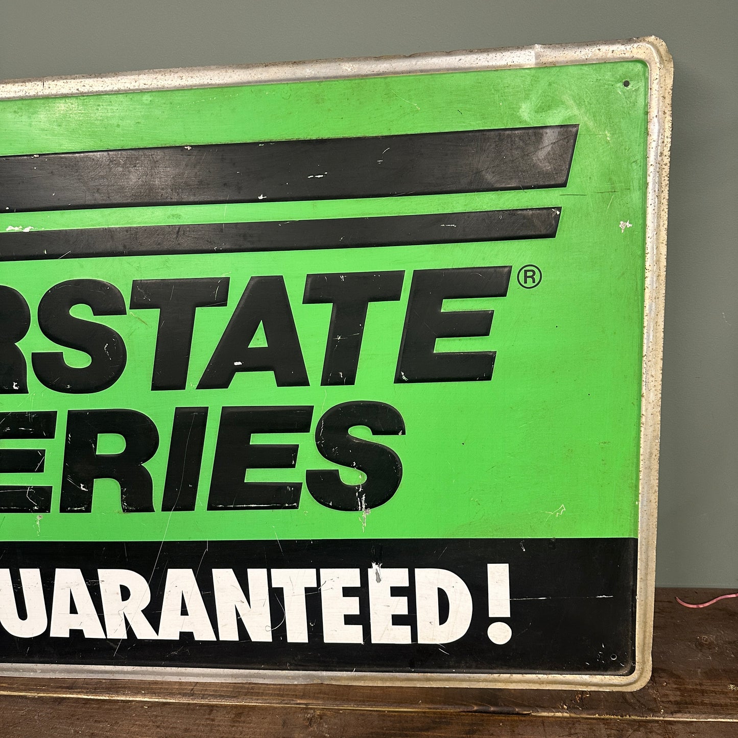 VINTERSTATE BATTERIES TIN SIGN - #9013