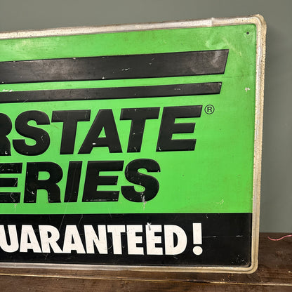 VINTERSTATE BATTERIES TIN SIGN - #9013