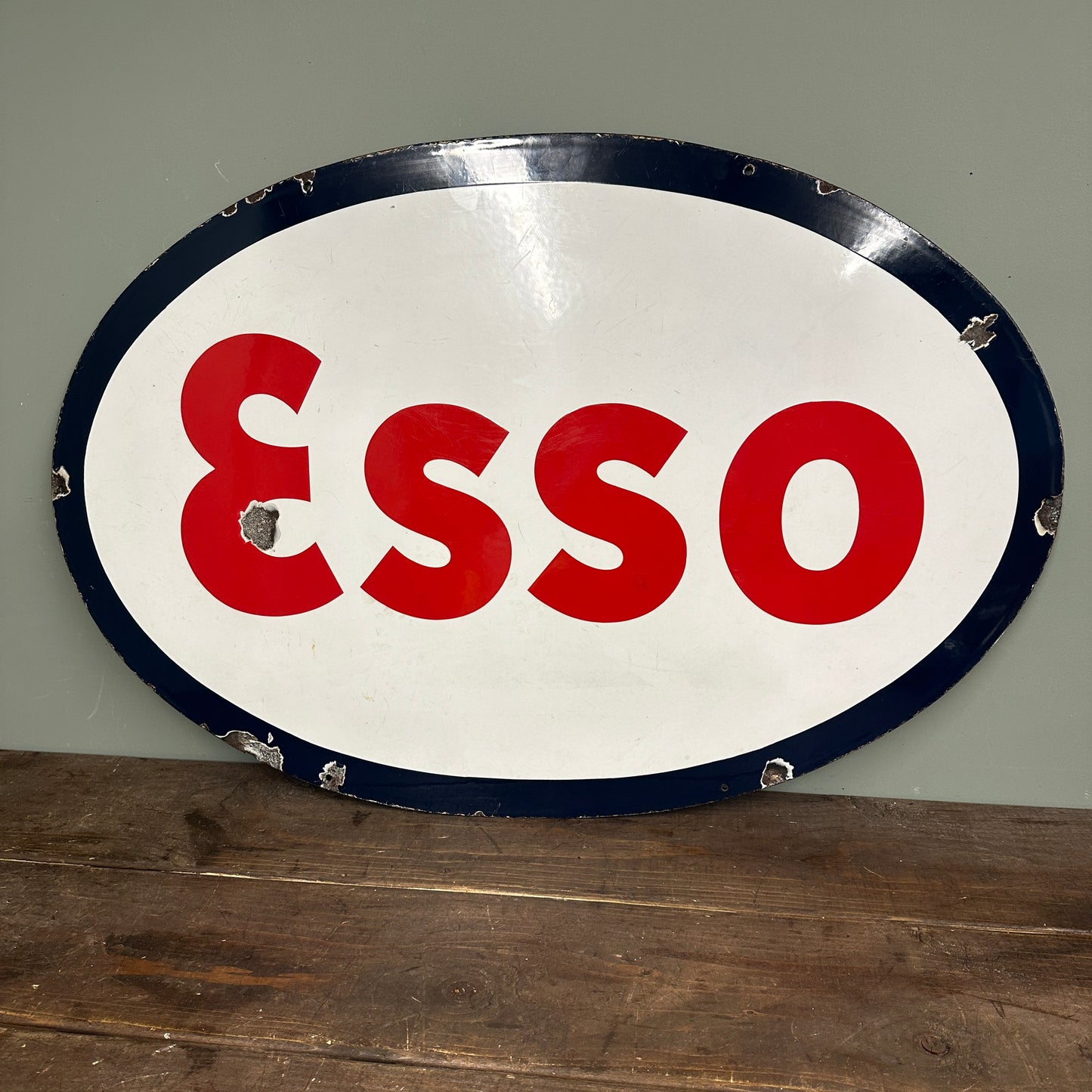 ESSO ENAMEL SIGN - #9015