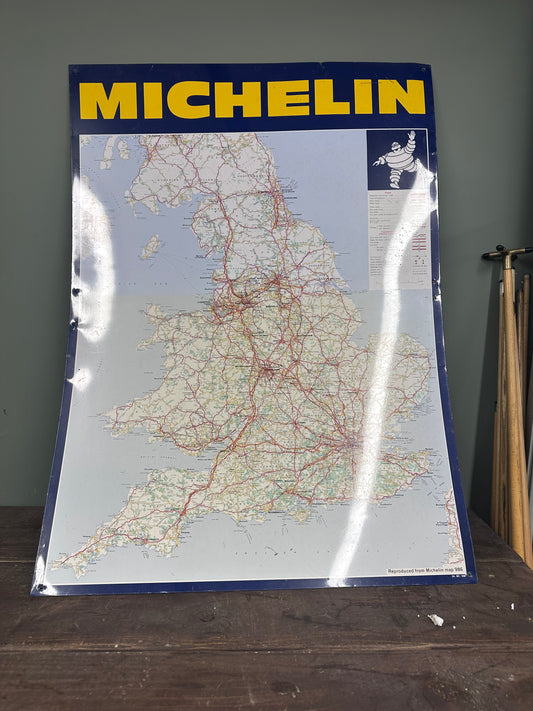 MICHELLIN MAP TIN SIGN #9261