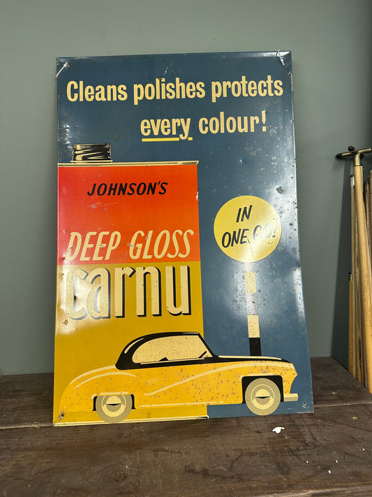 JOHNSONS TIN SIGN #9262