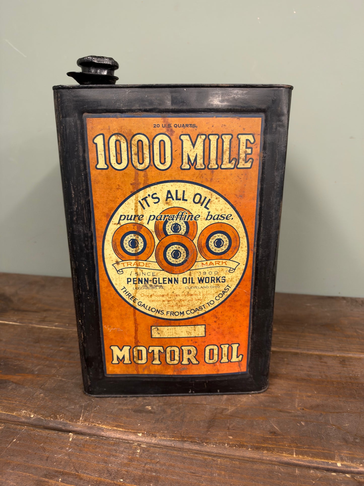 1000 MILE PETROL CAN #9334