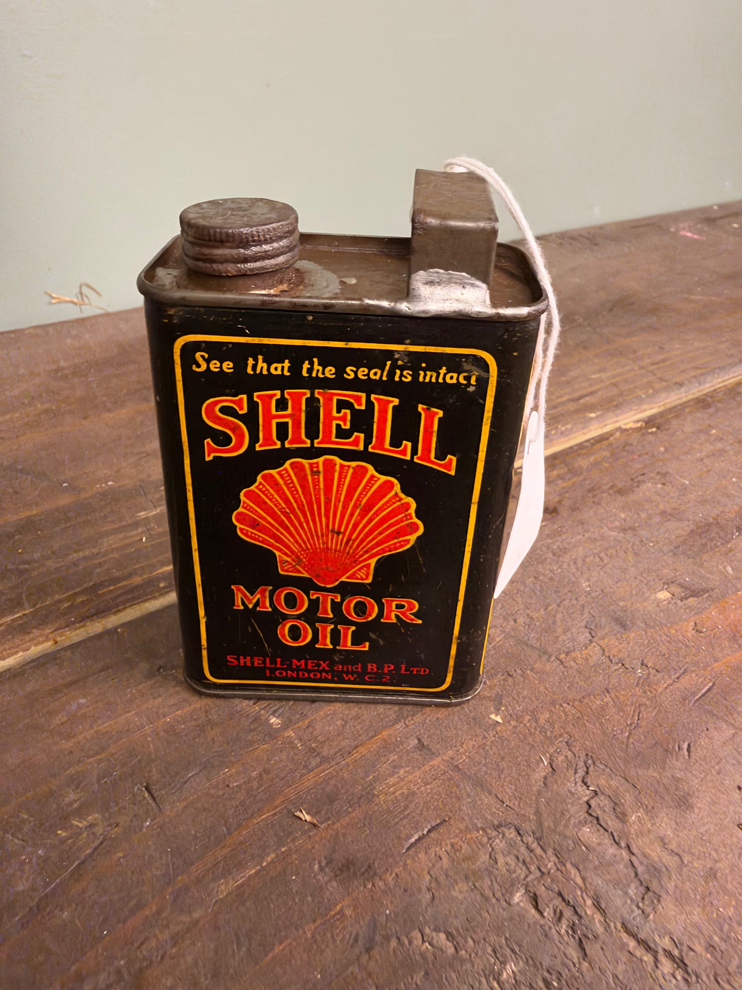 SHELL MOTOR OIL CAN  #9350