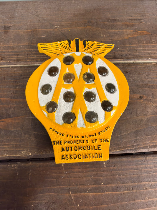 AA CAST IRON SIGN  #9353