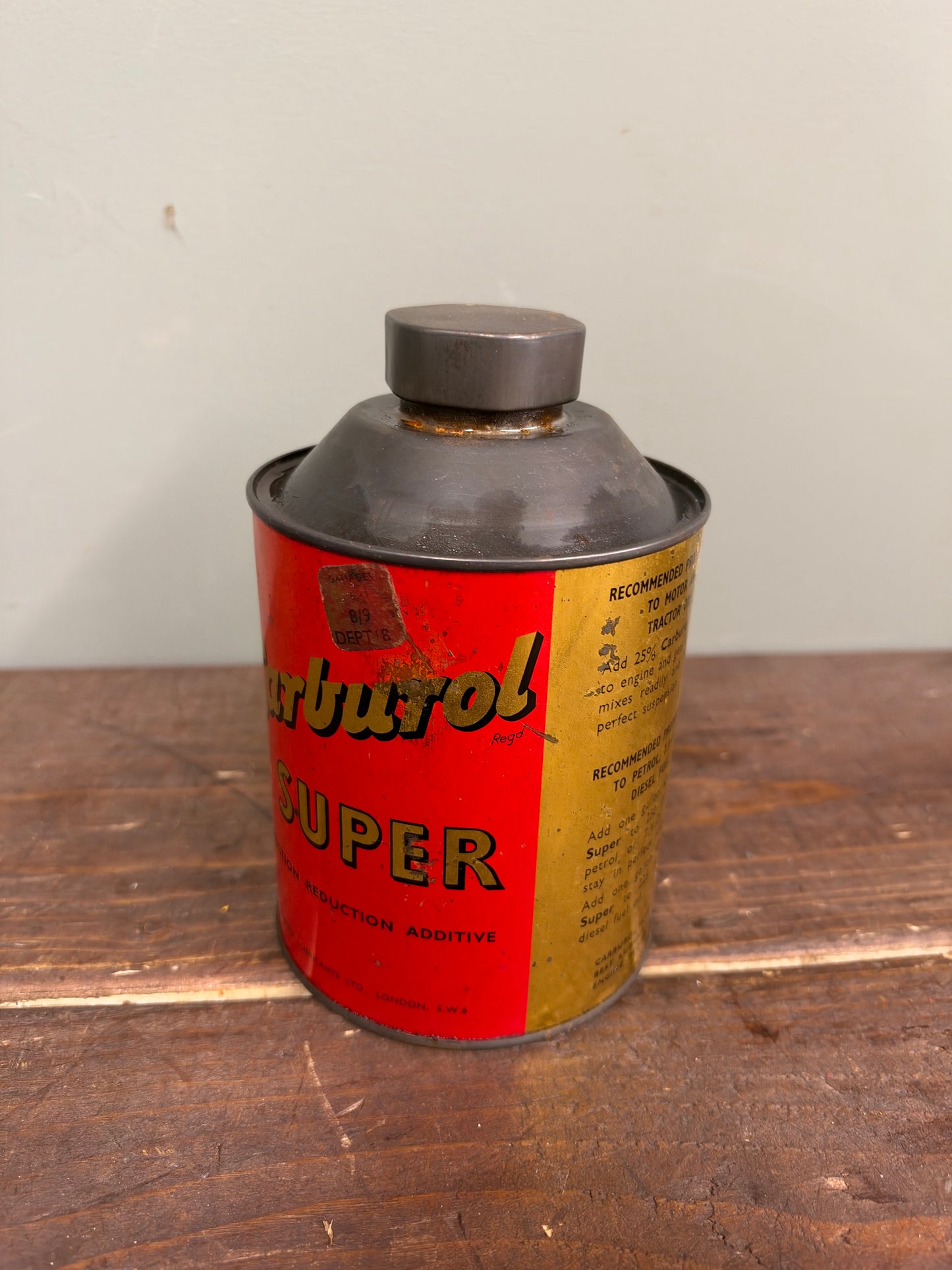CARBUROL GREASE TIN  #9357