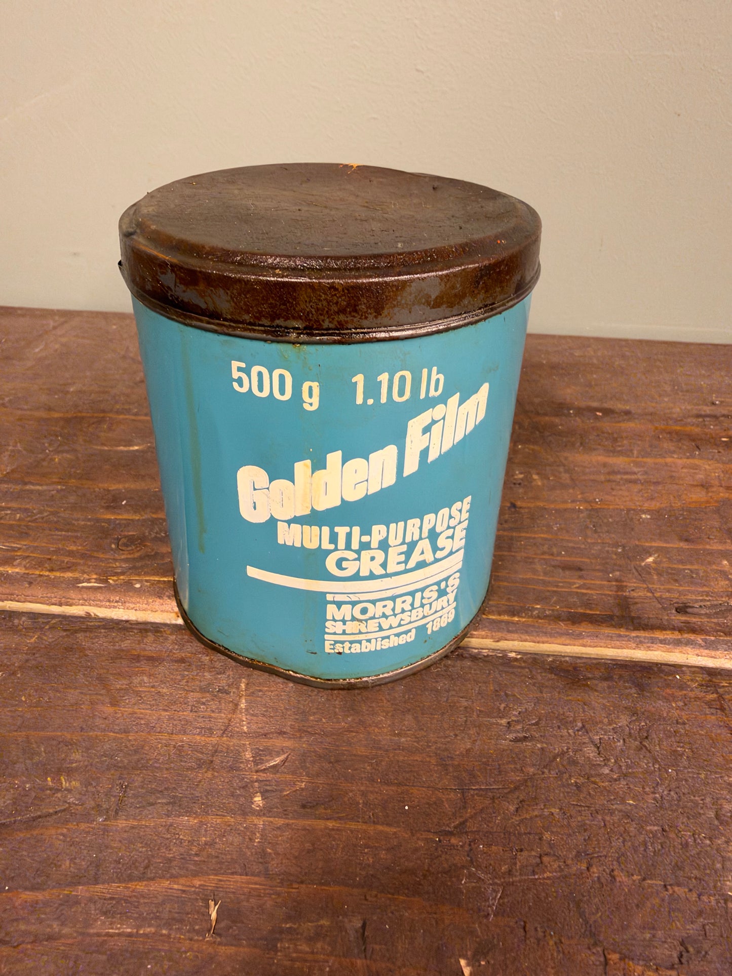 GOLDEN FILM GREASE TIN  #9359