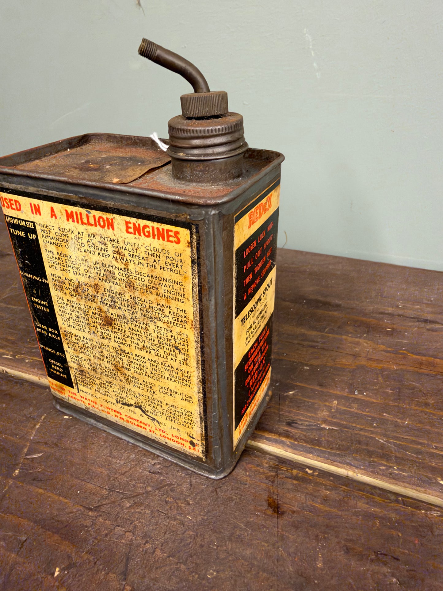 REDEX OIL TIN  #9362