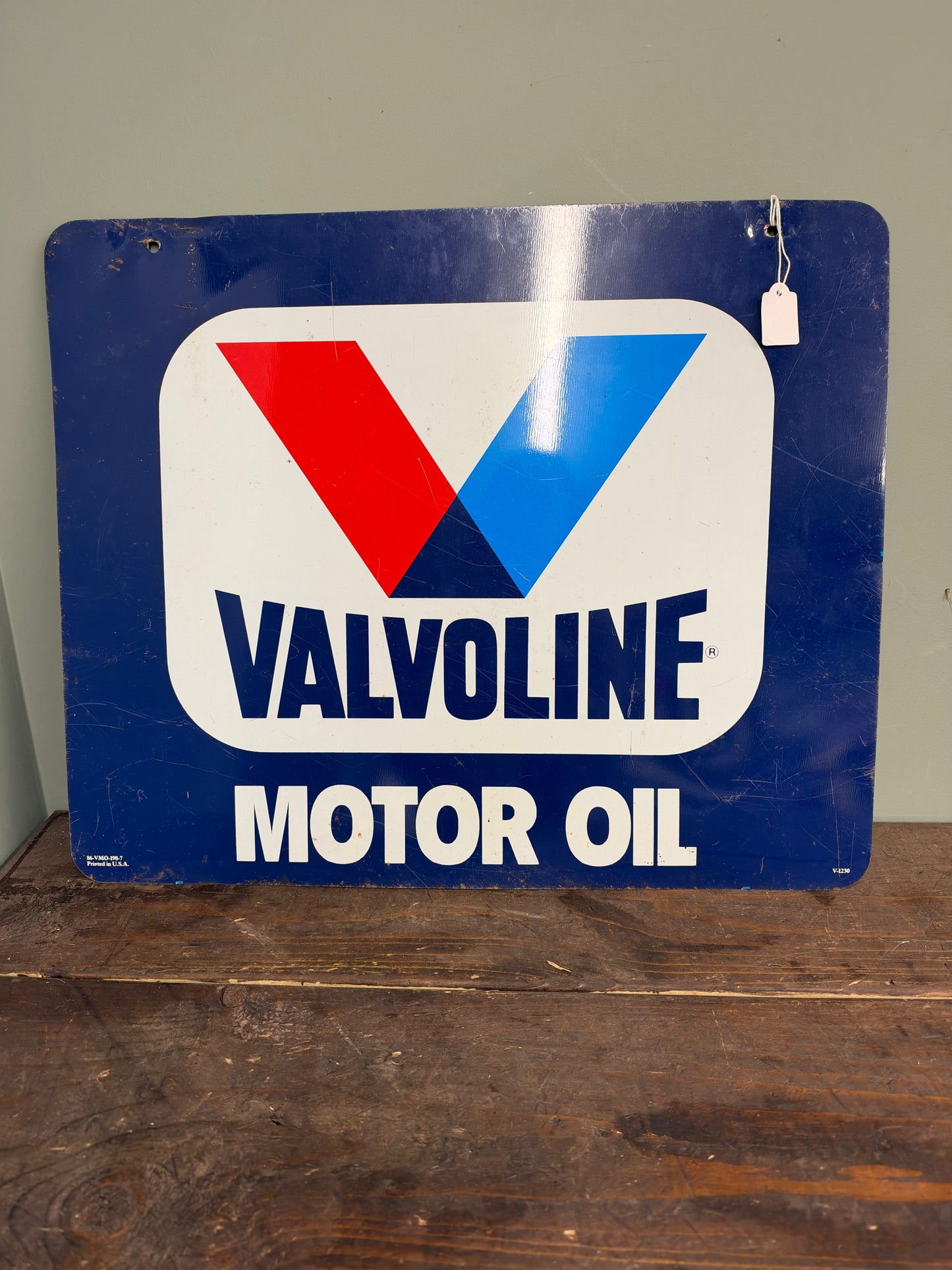 VALVOLINE TIN SIGN #9378