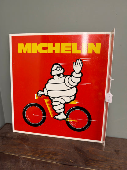 MICHELIN TIN DOUBLE SIDED SIGN #9379