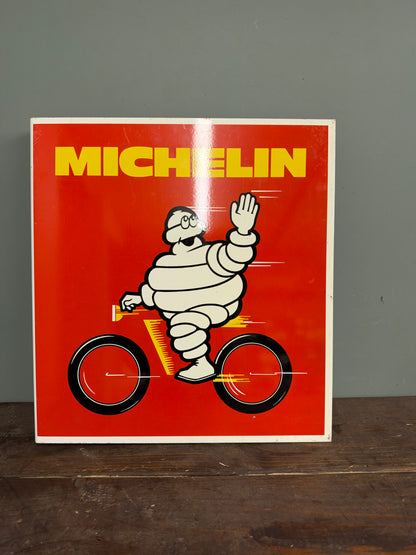 MICHELIN TIN DOUBLE SIDED SIGN #9379