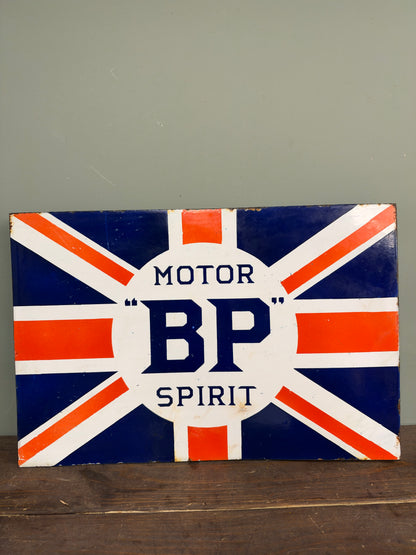 MOTOR BP ENAMEL SIGN #9388