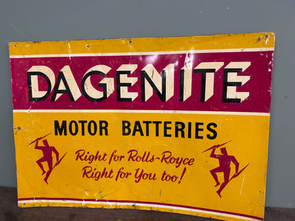 DAGENITE BATTERIES TIN SIGN #9390