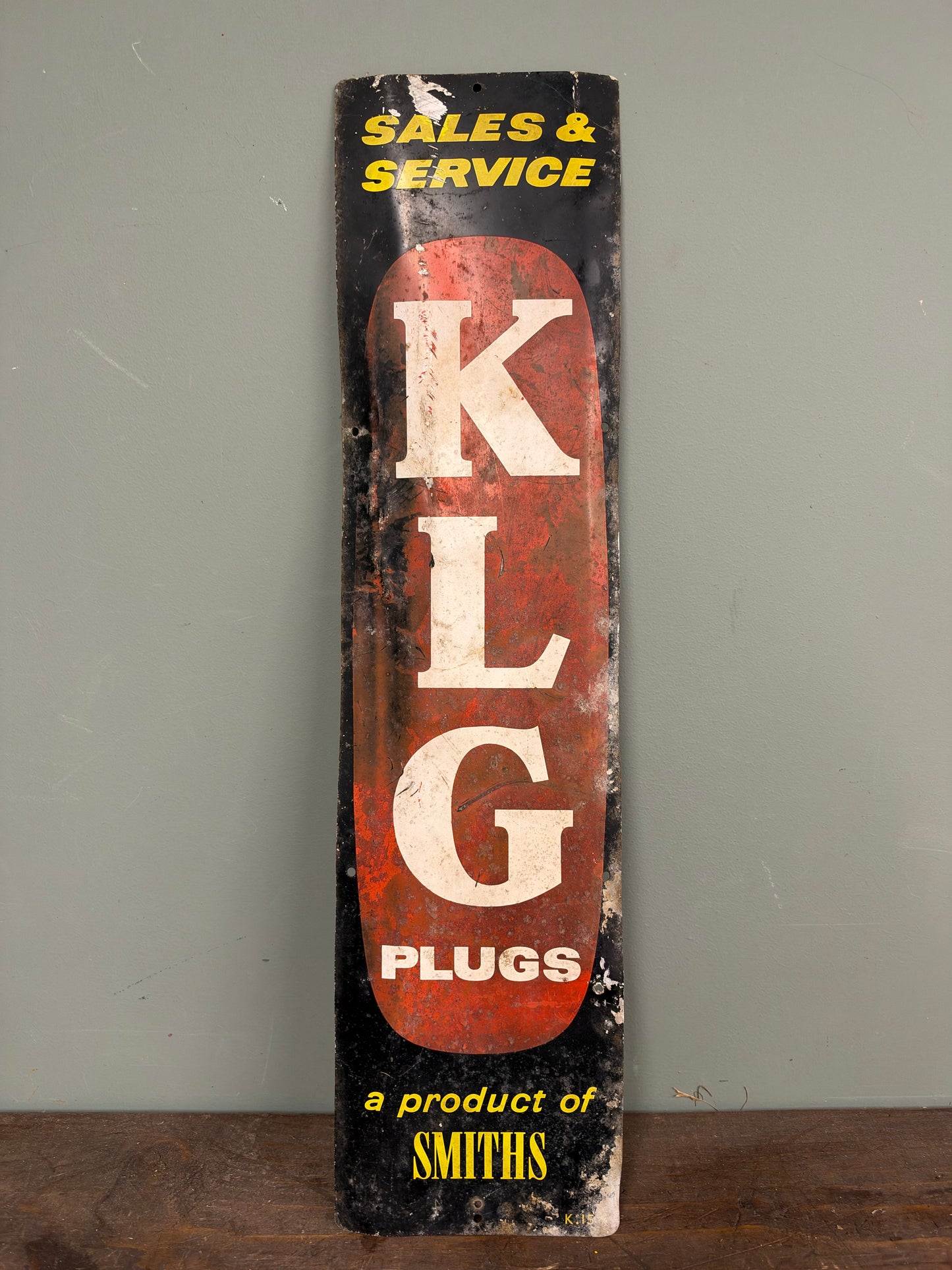 KLG TIN SIGN #9391