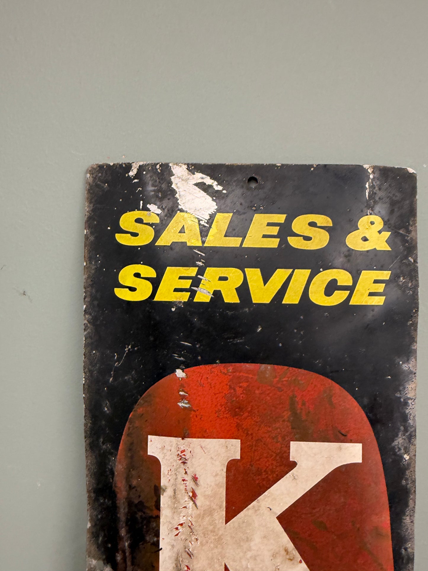 KLG TIN SIGN #9391