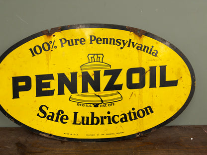 PENNZOIL TIN SIGN #9392