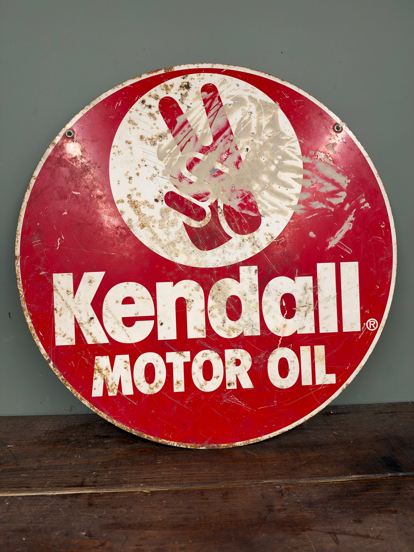 KENDALL ENAMEL SIGN #9380