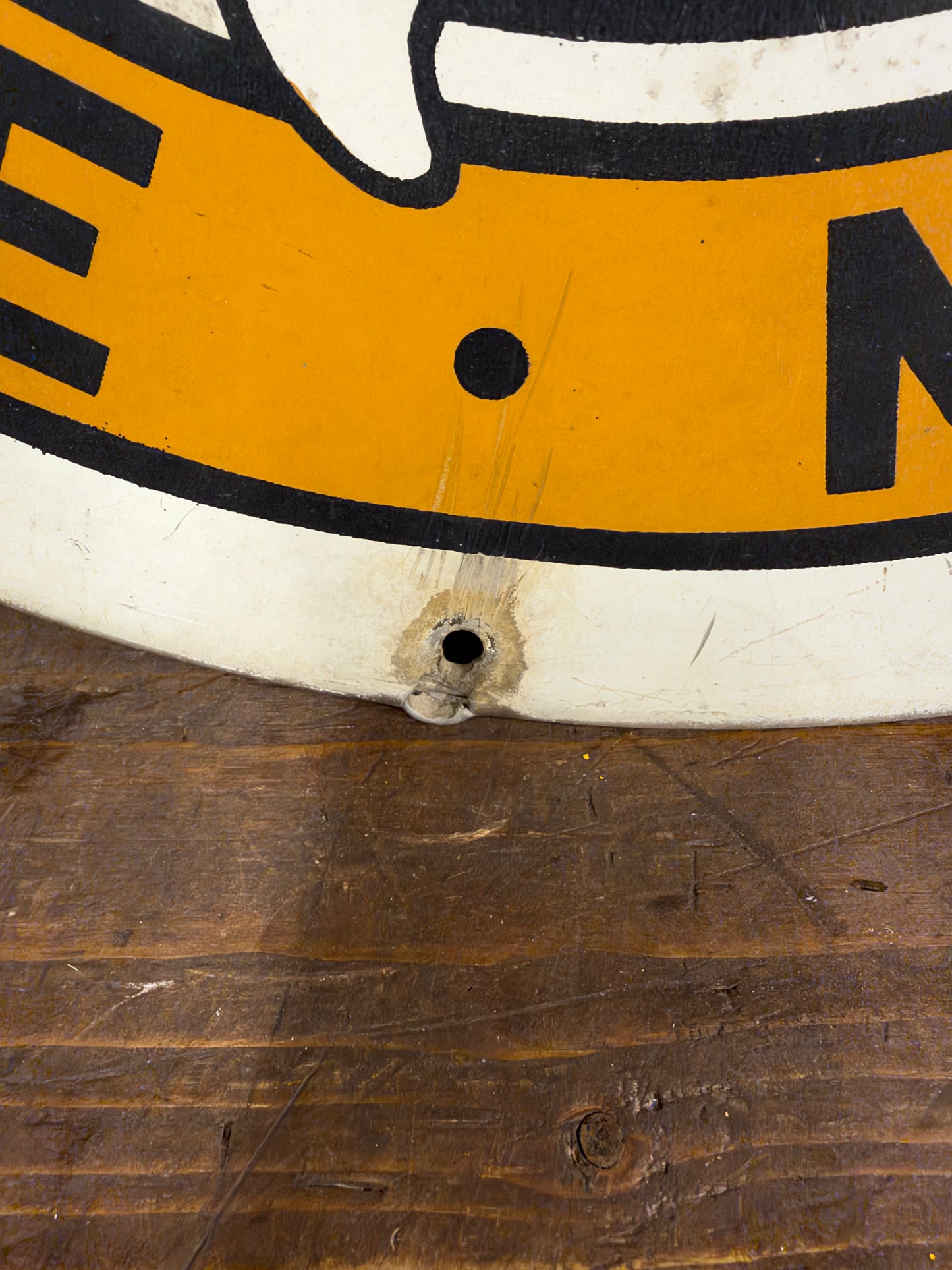 NATIONAL BENZOLE TIN SIGN #9396