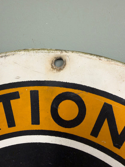 NATIONAL BENZOLE TIN SIGN #9396