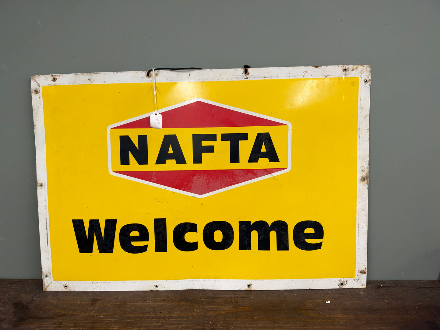 NAFTA TIN SIGN #9403