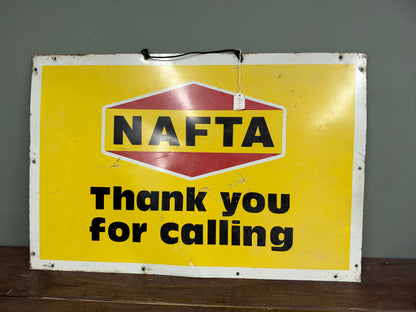 NAFTA TIN SIGN #9403