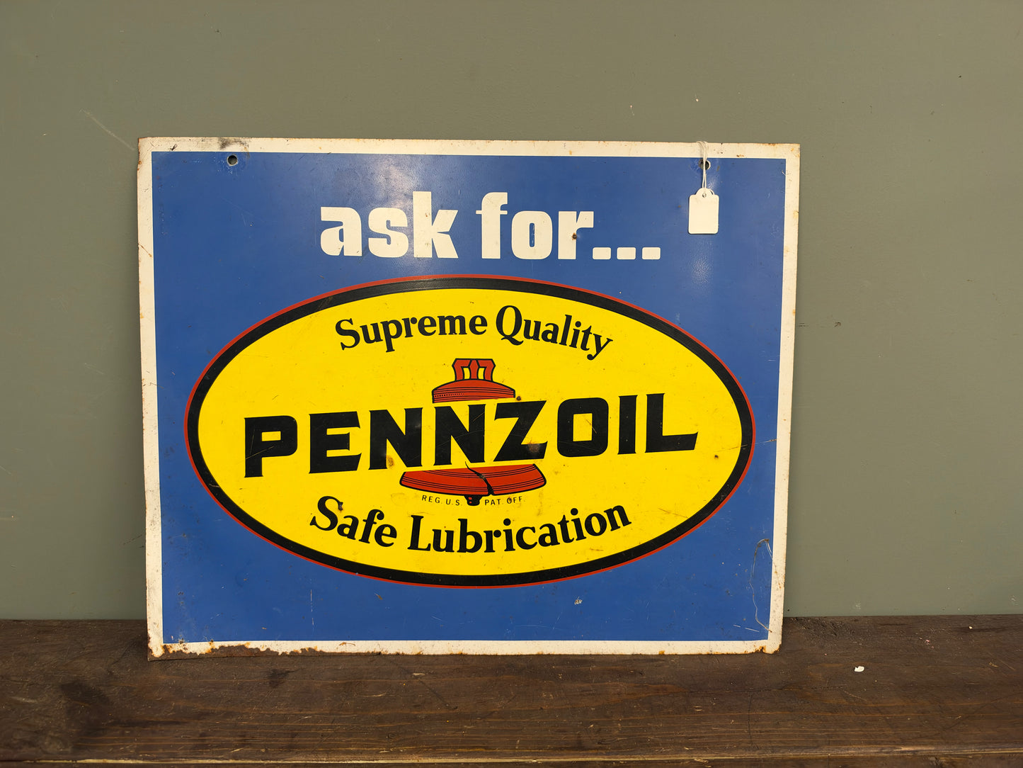 PENNZOIL TIN SIGN #9408