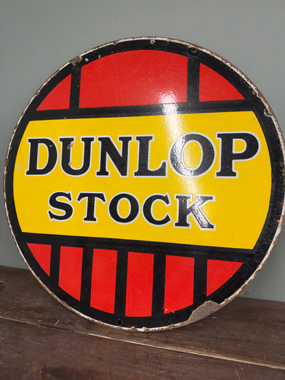 DUNLOP ENAMEL SIGN #9411