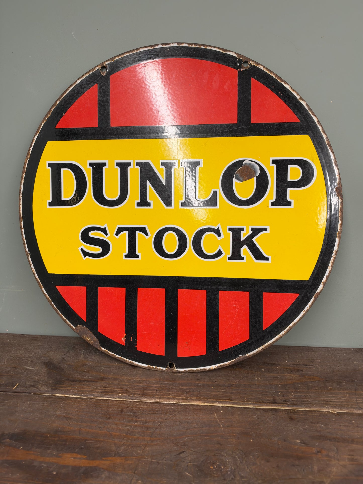 DUNLOP ENAMEL SIGN #9411
