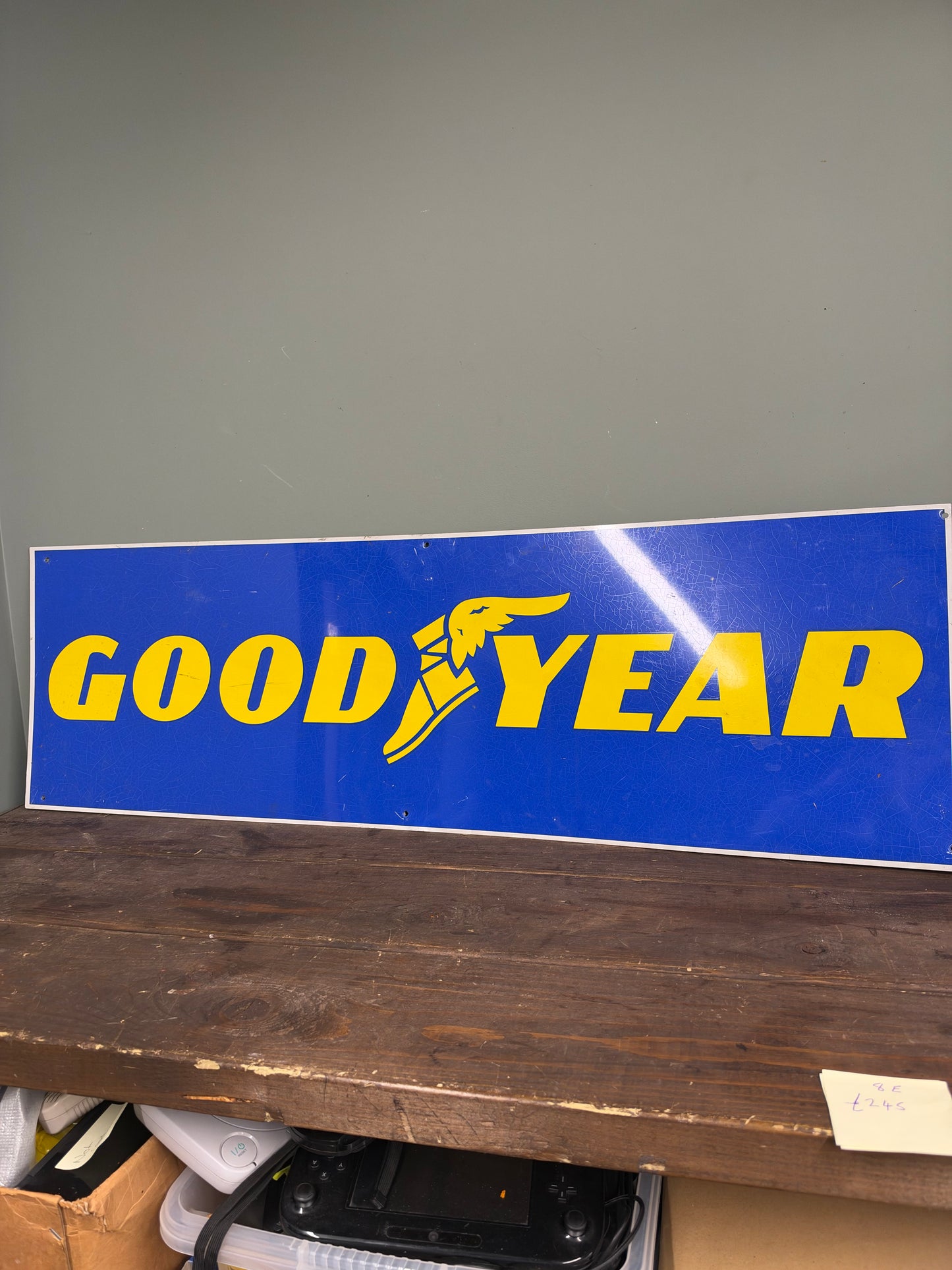 GOODYEAR TIN SIGN #9417