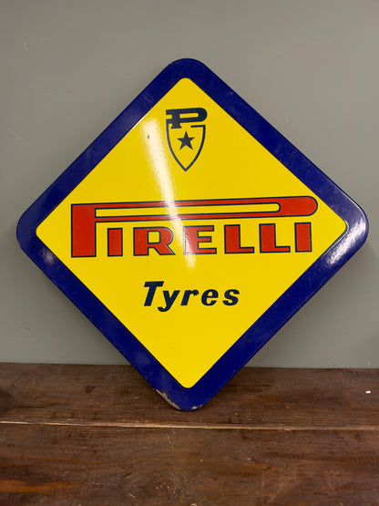 PIRELLI ENAMEL SIGN #9418