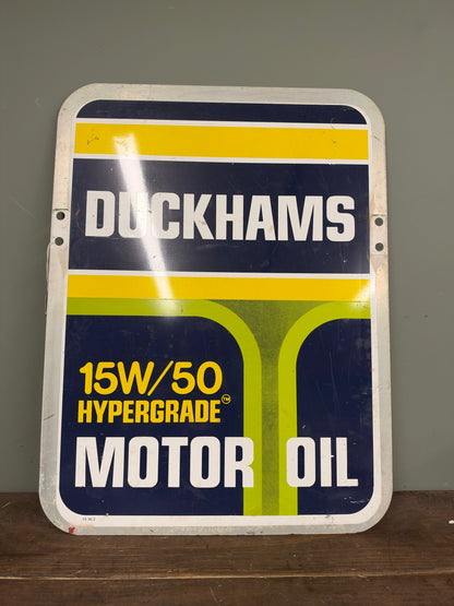 DUCKHAMS TIN SIGN #9422