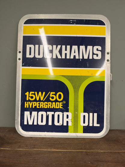 DUCKHAMS TIN SIGN #9422