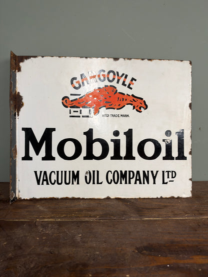 MOBILOIL ENAMEL SIGN #9434