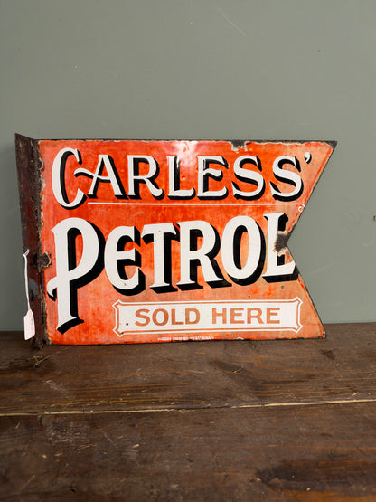 CARLESS ENAMEL SIGN #9435