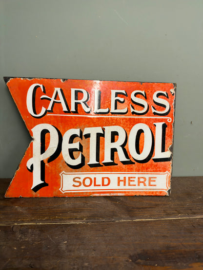 CARLESS ENAMEL SIGN #9435
