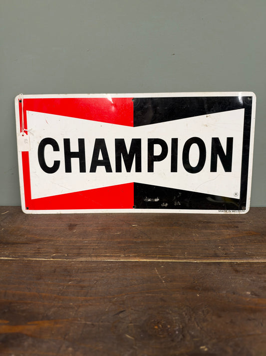 CHAMPION TIN SIGN #9440