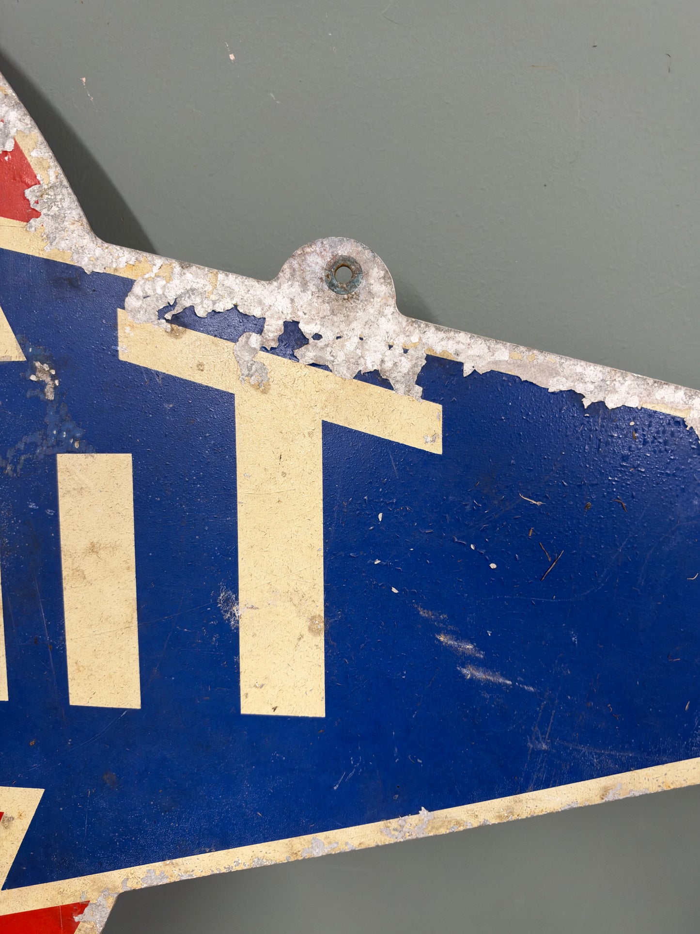 SHELL TECALEMIT ENAMEL SIGN #9442