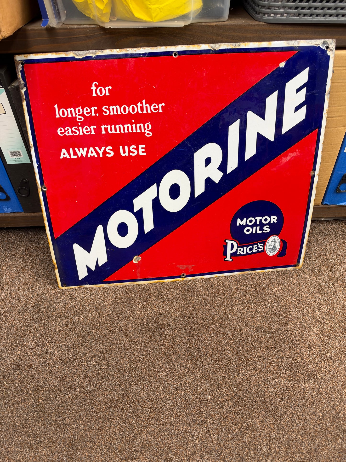 MICHELIN ENAMEL SIGN #9450