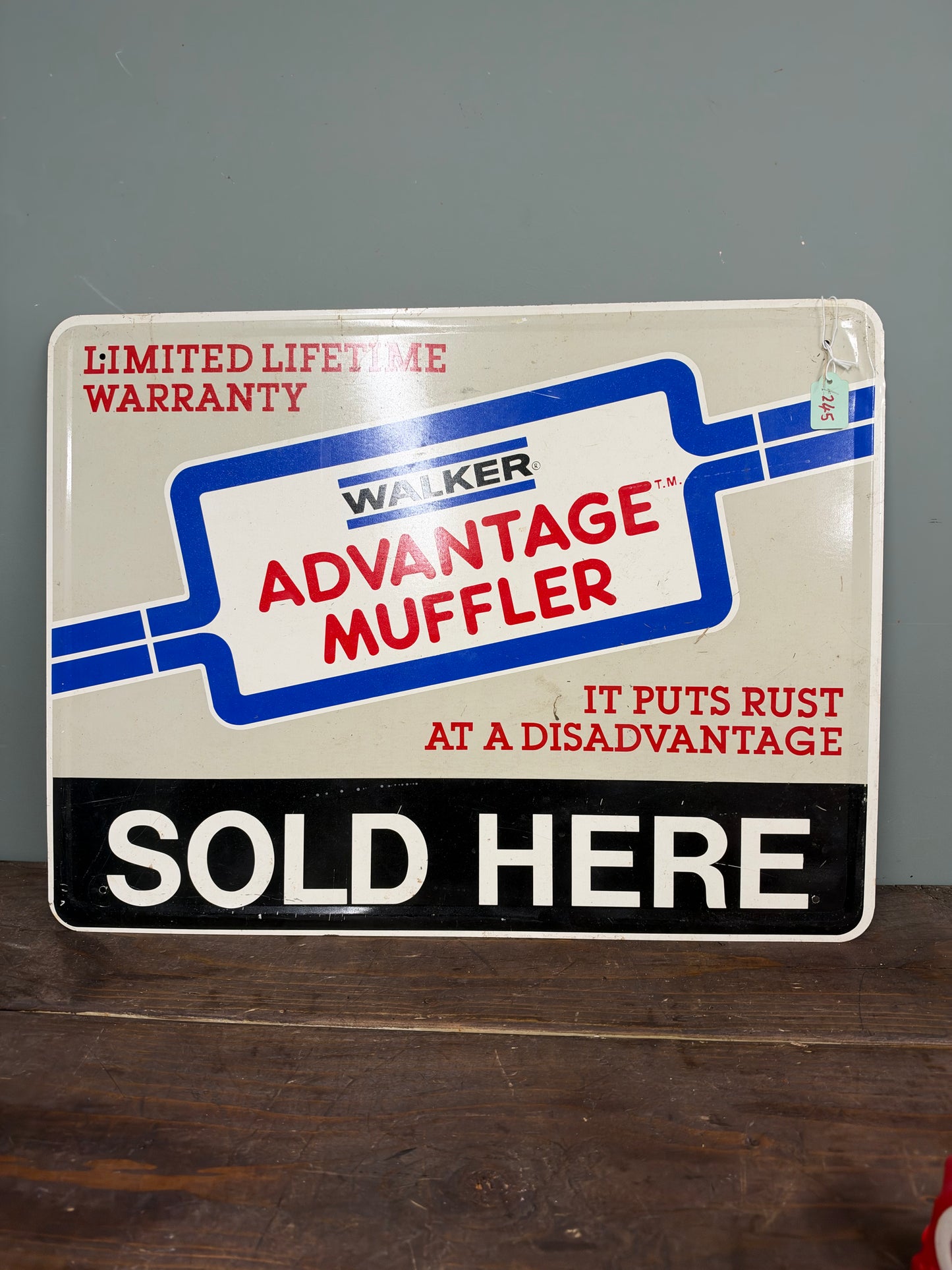 WALKER TIN SIGN #9453
