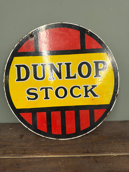 DUNLOP ENAMEL SIGN #9460
