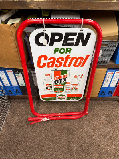 CASTROL TIN FORECOURT SIGN #9463